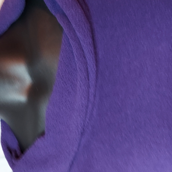 A.n.a Purple Cowl Neck Sweater - Picture 2 of 3